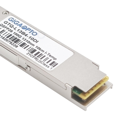 โมดูลรับส่งสัญญาณ 100G LR4 QSFP28 10 กม. สำหรับ Cisco QSFP-100G-LR4-I Industrial
