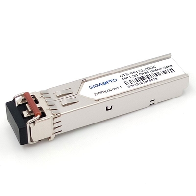 CWDM-SFP-1610-120 โมดูลตัวรับส่งสัญญาณ Duplex LC ของ Cisco SFP 120 กม.