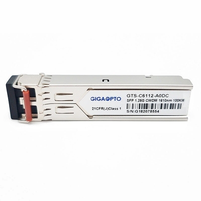 1000BASE-CWDM เครื่องรับส่งสัญญาณที่เข้ากันได้กับ Cisco 100km SMF สำหรับ CWDM-SFP-xxxx-100