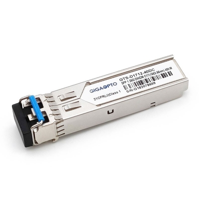 100GHz C17-C61 1000BASE-DWDM SFP 40km SMF สำหรับ Cisco DWDM-SFP-xxxx-40