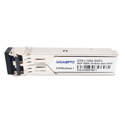155Mbps SFP Cisco Gigabit Transceiver โมดูล 1310nm 2km MMF สำหรับ ONS-SI-100-FX
