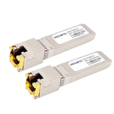 10GBASE-T Copper HP Aruba JL563A ตัวรับส่งสัญญาณ SFP RJ45 ที่เข้ากันได้ 30 ม.