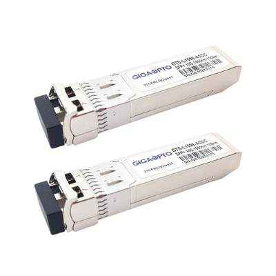 10GBASE EZR 100km 1550nm โมดูลรับส่งสัญญาณไฟเบอร์ที่เข้ากันได้ HPE สำหรับ SFP-10G-ZR100