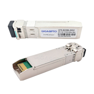 1270nmTX / 1330nmRX 10G ตัวรับส่งสัญญาณไฟเบอร์ของ Cisco 20 กม. สำหรับ SFP-10G-BX20U