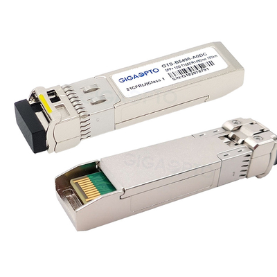 1330nm / 1270nm 10Gbps SFP + โมดูลรับส่งสัญญาณ Cisco สำหรับ SMF SFP-10G-BX20D