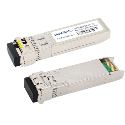 10G BIDI ZR เครื่องรับส่งสัญญาณที่เข้ากันได้กับ Cisco สำหรับ SMF SFP-10G-BX80D