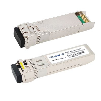 10G BIDI ZR เครื่องรับส่งสัญญาณที่เข้ากันได้กับ Cisco สำหรับ SMF SFP-10G-BX80D