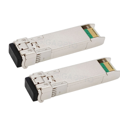 10Gbps SFP + 1270-1610nm ตัวรับส่งสัญญาณแสงของ Cisco SMF 10 กม. สำหรับ CWDM-SFP10G-Xx-10