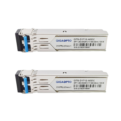 ตัวเชื่อมต่อ LC Duplex 32dB โมดูล HP SFP SM 100GHz DWDM-SFP1G-xx.xx-100