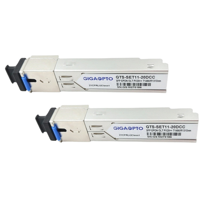 โมดูล EPON SFP 20 กม., OLT-GSFP-20++ สำหรับ BDCOM SC DOM