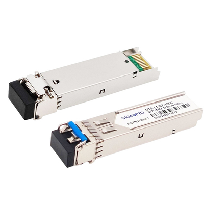 100BASE-LX SFP 1310nm 10km SMF DOM ตัวรับส่งสัญญาณ Cisco Gigabit สำหรับ GLC-FE-100LX