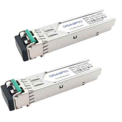 1000BASE-ZX 1.25G 1550nm โมดูลไฟเบอร์ SFP 80 กม. สำหรับ SMF Cisco GLC-ZX-SM