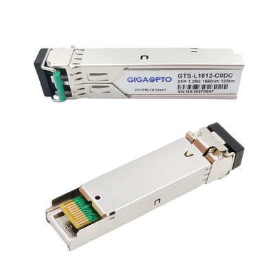 โมดูลรับส่งสัญญาณ Cisco 1G SFP 1550nm 120 กม. สำหรับ SMF GLC-EZX-SM-120