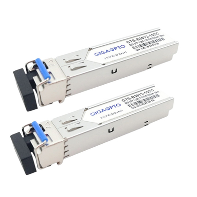 T1310nm / R1550nm เครื่องรับส่งสัญญาณ SFP BIDI ที่รองรับ Cisco GLC-BX-10U 10 กม.