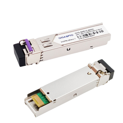 1000BASE-BX Cisco Gigabit Transceiver 80km LC SMF DOM สำหรับ GLC-BX80-UA