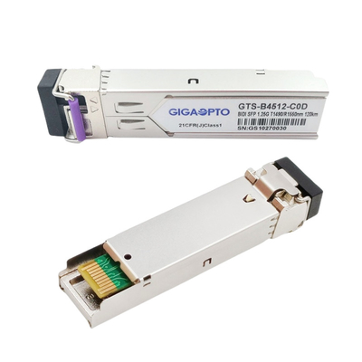 1000BASE-BX SFP 1490nm / 1550nm Cisco BIDI Transceiver LC 120km สำหรับ SMF GLC-BX120-U
