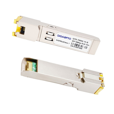 SFP 1G RJ45 CISCO ตัวรับส่งสัญญาณที่เข้ากันได้สำหรับ GLC-T 100m