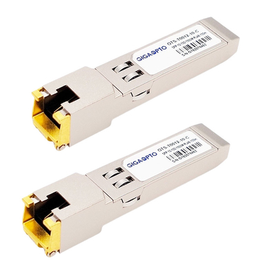 ทองแดง SFP 10/100 / 1000BASE-T โมดูลรับส่งสัญญาณแสงสำหรับ GLC-TA