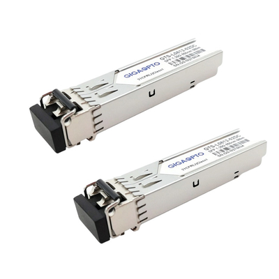 1.25G ตัวรับส่งสัญญาณออปติคัล SFP ที่เข้ากันได้กับ Cisco 850nm 550m สำหรับ MMF GLC-SX-MM