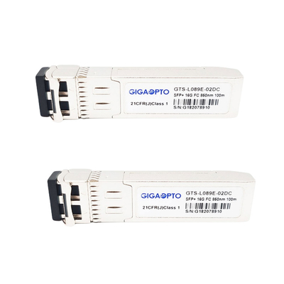850nm 16GFC Fibre Channel Transceiver MMF 100m สำหรับ Cisco DS-SFP-FC16G-SW