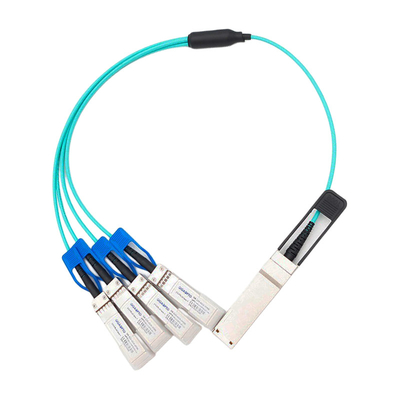 100G QSFP28 ถึง 4x25G SFP28 Active Optical Cable AOC สำหรับ Cisco QSFP-4SFP25G-AOC