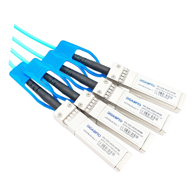 100G QSFP28 ถึง 4x25G SFP28 Active Optical Cable AOC สำหรับ Cisco QSFP-4SFP25G-AOC