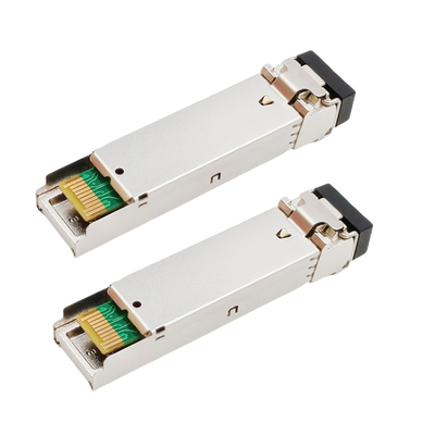 1000BASE-BX SFP WDM เครื่องรับส่งสัญญาณ Tx1310nm Rx1490nm 10 กม. SMF LC สำหรับ HP JD098B