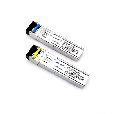 20km SMF LC สายไฟเบอร์ออปติก SFP UPC