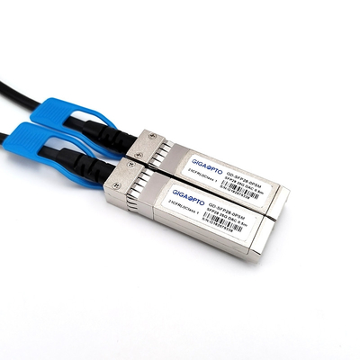 10Gbps RoHS สอดคล้องเคเบิล PVC SFP สําหรับการถ่ายทอดข้อมูลความเร็วสูง