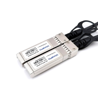 SFP+ Connector 1000 Cycles ความทนทาน 10GB SFP Cable สําหรับ