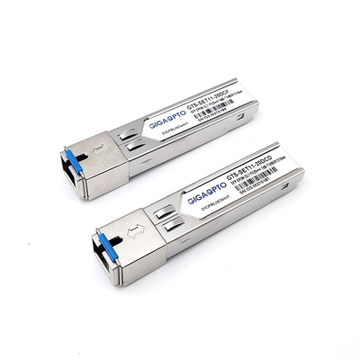 GTS-SET11-20DC 3.3V Epon Sfp Module อัตราการส่งข้อมูล 1.25Gbps
