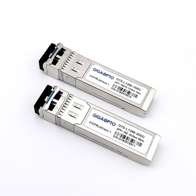 โมดูล SFP แบบเดียว 10Gbps สําหรับการส่งข้อมูล