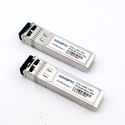 โมดูล LC 10G SFP Transceiver สําหรับการส่งข้อมูลความเร็วสูง