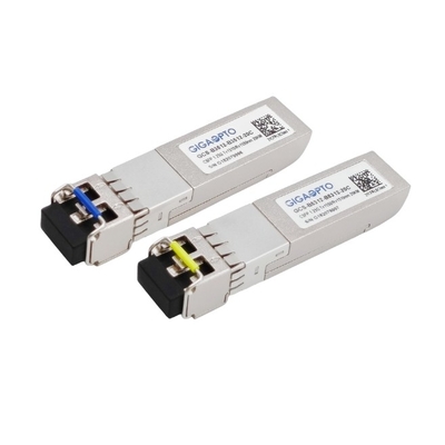 สายไฟเบอร์ออปติก Small Form Factor พล็อกไทร์ซีเวอร์ / เครื่องเชื่อม Sfp สําหรับ FTTx