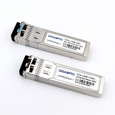 1000 ครั้ง ทนทาน 10G ออปติกส์ทรานซีเวอร์ 14.2 * 56.5 * 8.5 มม